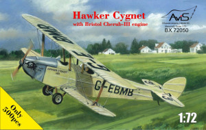 Avis 1:72 AV72050 Hawker Cygnet with Bristol Cherub - III engine, Flugzeug, Bausatz