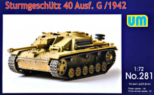 Unimodels 1:72 UM281 Sturmgeschutz 40 Ausf.G, early