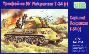 Unimodels 1:72 UM254 Captured Flakpanzer T-34r