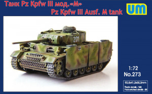 Unimodels 1:72 UM273 Pz.Kpfw III Ausf.M tank