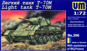 Unimodels 1:72 UM306 Light tank T-70M