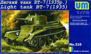 Unimodels 1:72 UMT310 Light Tank BT-7 (1935)