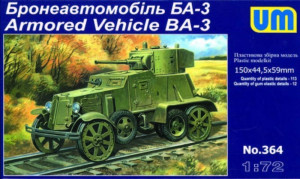 Unimodels 1:72 UM320 Armored Vehicle BA-3