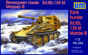 Unimodels 1:72 UM344 Tank Hunter Sd.Kfz. 138 M Marder III