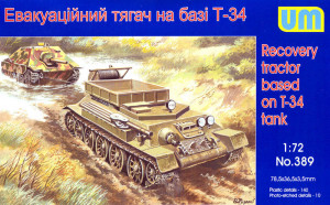 Unimodels 1:72 UM389 Recovery tractor on T-34 basis