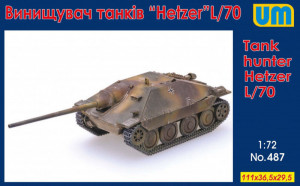 Unimodels 1:72 UM487 Hetzer L/70 tank hunter
