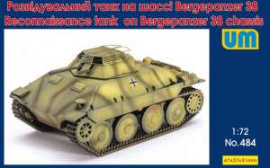 Unimodels 1:72 UM484 Reconnaissance tank on Bergepanzer 38 chassis