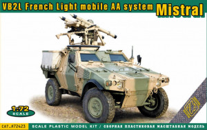 ACE 1:72 ACE72423 Mistral VB2L French light mobile AA system (long chassie)