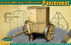 ACE 1:72 ACE72561 WWII German mobile MG bunker Panzernest
