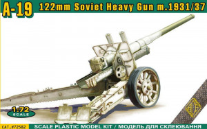 ACE 1:72 ACE72582 A-19 Soviet WW2 122mm heavy gun