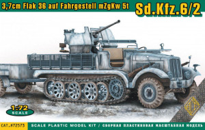 ACE 1:72 ACE72573 SdKfz.6/2 3.7cm Flak 36 auf Fahrgestell mZgKw 5t