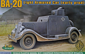 ACE 1:48 ACE48108 BA-20 light armored car, early prod.