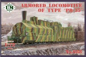 Unimodels 1:72 UMT688 Armored locomotive of type PR-35