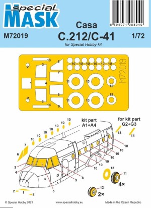 Special Hobby 1:72 100-M72019 Casa C.212/C-41 Mask