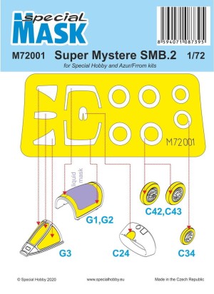 Special Hobby 1:72 100-M72001 SMB-2 Super Mystere Mask