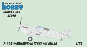 Special Hobby 1:72 100-SS010 P-40E/Kittyhawk MK.IA Simple Set