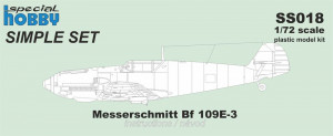 Special Hobby 1:72 100-SS018 Messerschmitt Bf 109E-3 / Simple Set
