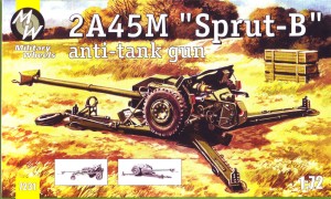 Military Wheels 1:72 MW7231 2A45M ''Sprut-B'' anti tunk gun