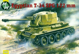 Military Wheels 1:72 MW7232 T-34-122 Egypt Army
