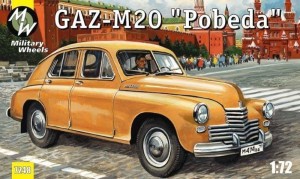 Military Wheels 1:72 MW7248 GAZ-M20 Pobeda Soviet car