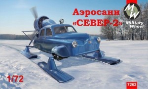 Military Wheels 1:72 MW7262 Soviet aerosanSever-2 (North-2)