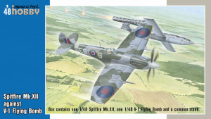 Special Hobby 1:48 100-SH48192 Spitfire Mk.XII against V-1 Flying Bomb