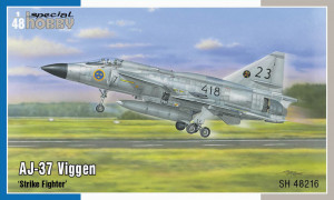 Special Hobby 1:48 100-SH48216 AJ-37 Viggen Strike Fighter
