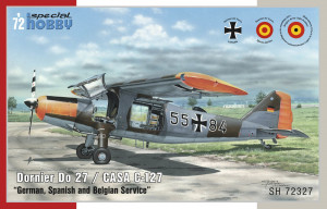Special Hobby 1:72 100-SH72327 Dornier Do 27 German,Spanish and Belgian Service