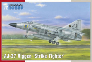 Special Hobby 1:72 100-SH72378 AJ-37 Viggen Strike Fighter