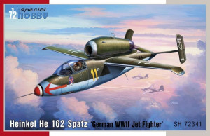 Special Hobby 1:72 100-SH72341 Heinkel He 162 Spatz
