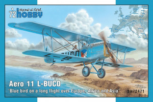 Special Hobby 1:72 100-SH72471 Blue bird on a long flyight over Europe, Africa and Asia (Aero 11 L-BUCD)