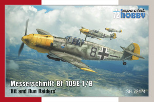 Special Hobby 1:72 100-SH72474 Messerschmitt Bf 109E-1/B 'Hit and Run Raiders'