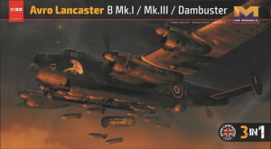 HongKong Model 1:32 1000000000000 Avro Lancaster B Mk.I / Mk.III /Dambuster 3 in 1