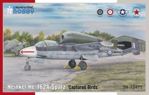 Special Hobby 1:72 100-SH72475 Heinkel He 162A Spatz 'Captured Birds'