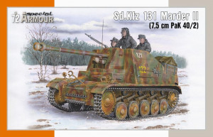 Special Hobby 1:72 100-SA72020 Sd.Kfz 131 Marder II (7,5 cm PaK 40/2)