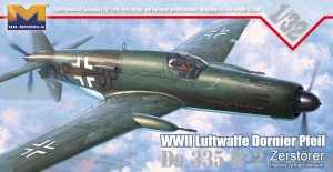 HongKong Model 1:32 10000000 WWII Luftwaffe Dornier Pfeil Do 335 B-2