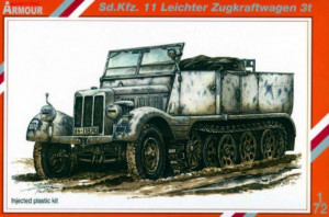 Special Hobby 1:72 100-SA72002 Sd.Kfz. 11 Leichter Zugkraftwagen 3t Special armour