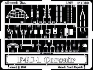 Eduard Accessories 1:48 FE103 F4U-1 Corsair