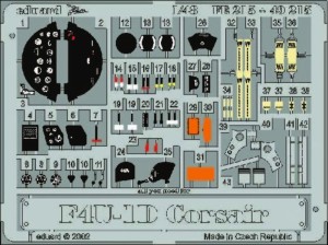 Eduard Accessories 1:48 FE215 F4U-1D Corsair