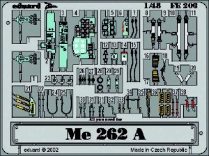 Eduard Accessories 1:48 FE206 Me 262 A-2