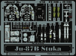 Eduard Accessories 1:48 FE200 Junkers Ju-87B Stuka