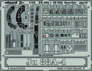 Eduard Accessories 1:48 FE285 Ju 88A-4 interior