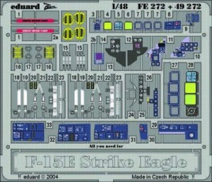 Eduard Accessories 1:48 FE272 F-15E Strike Eagle Interior Set
