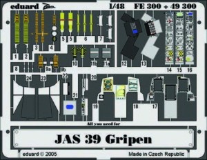 Eduard Accessories 1:48 FE300 JAS-39 Gripen