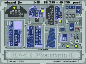 Eduard Accessories 1:48 FE259 RF-4E Phantom II