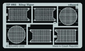 Eduard Accessories 1:35 TP003 Fotoätzsatz für King Tiger von Tamiya