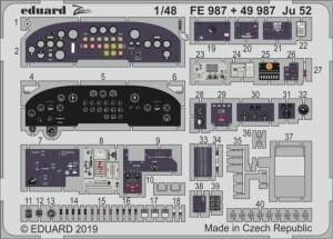 Eduard Accessories 1:48 FE987 Ju 52 for Revell