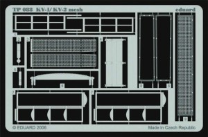 Eduard Accessories 1:35 TP088 KV-1/KV-2 mesh early für Trumpeter Bausatz