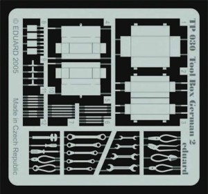 Eduard Accessories 1:35 TP030 Tool Box German 2