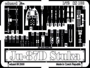 Eduard Accessories 1:72 SS133 Ju-87D Stuka